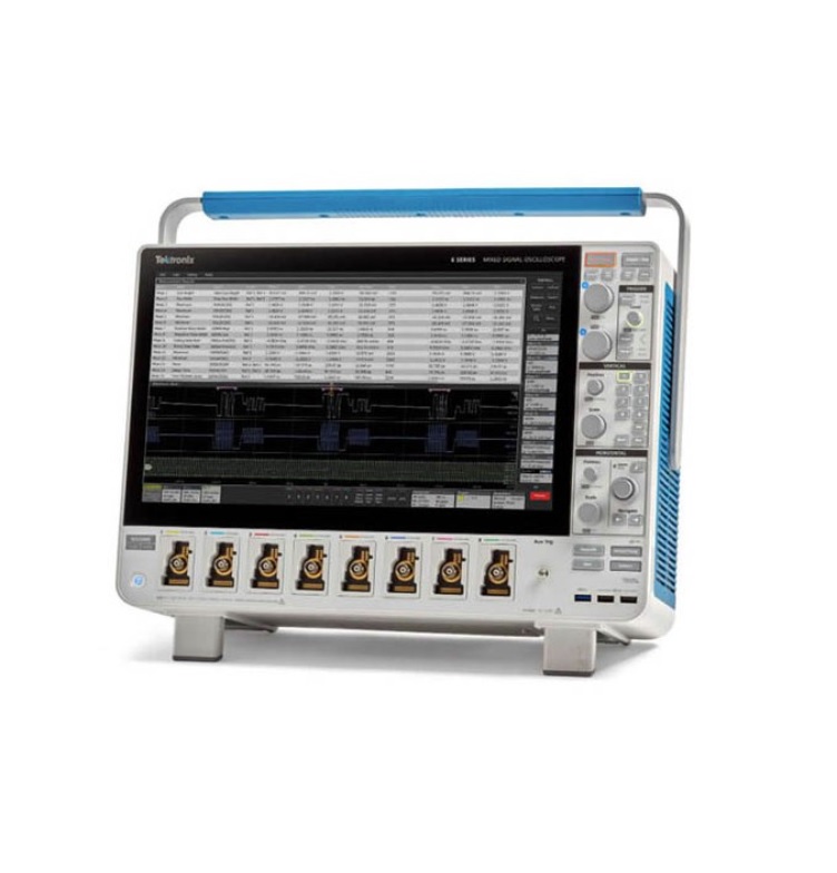 Tektronix MSO68B 6-BW-1000 1 GHz 8-Channel Mixed Signal Oscilloscope Front View
